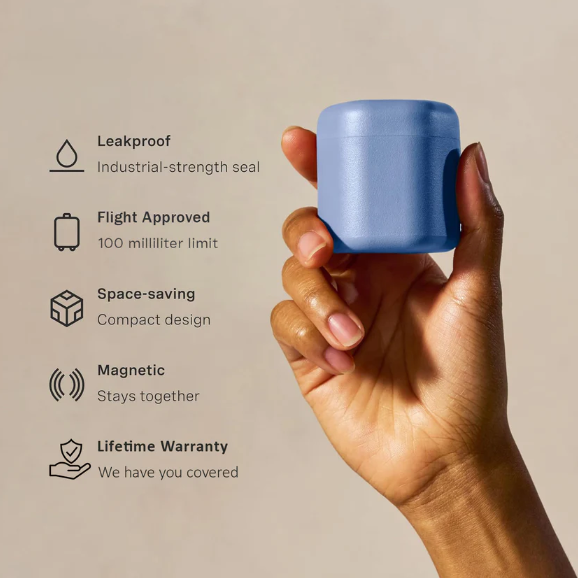 Magnetic Travel Containers